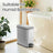 Bathroom Bin - Steel - Grey - Soft Close