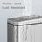 Bathroom Bin - Steel - Grey - Soft Close