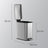 Bathroom Bin - Steel - Grey - Soft Close