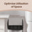 Dual Compartment Recycling Bin - Plastic - Slim Design
