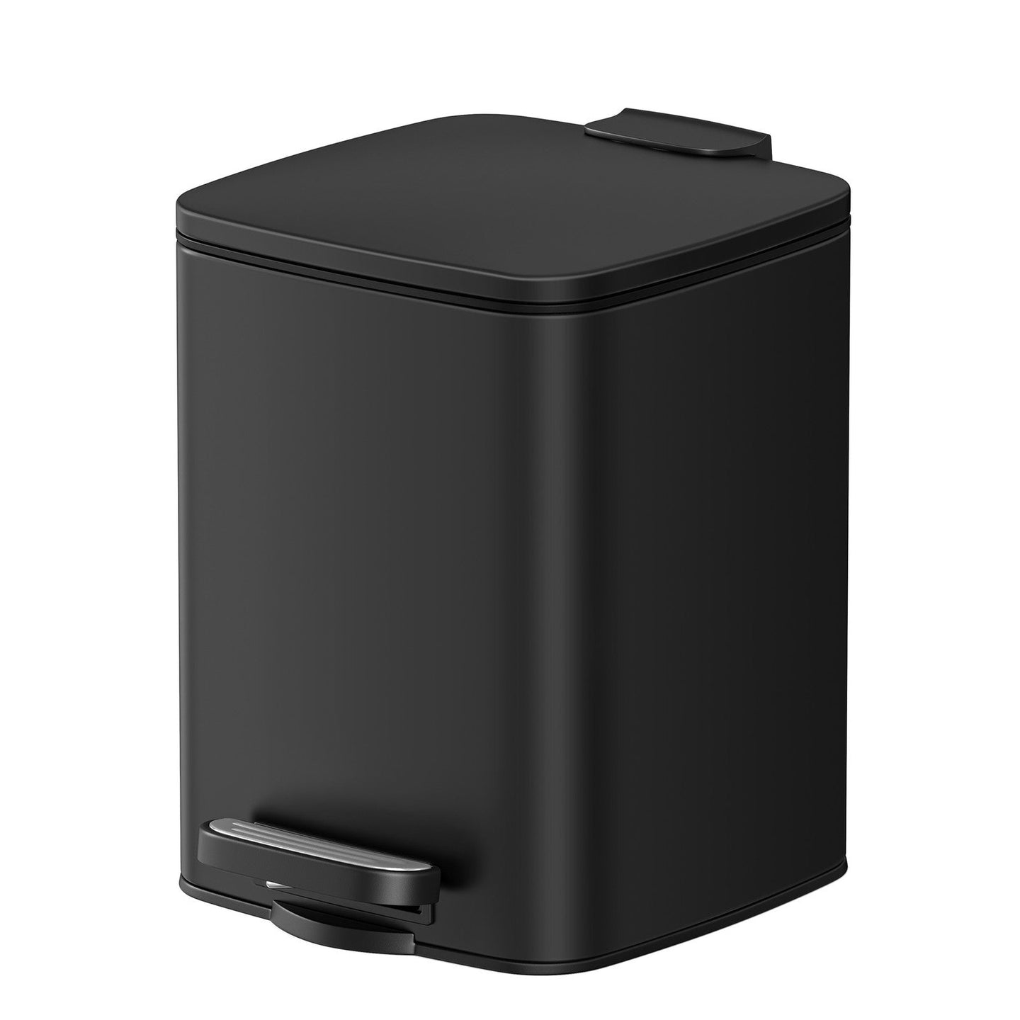 Steel Pedal Trash Bin - 6L - Soft-Close Lid