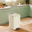 Trash Can - Stainless Steel - Metallic Silver - 20L Capacity with Soft Close and Stay Open Feature