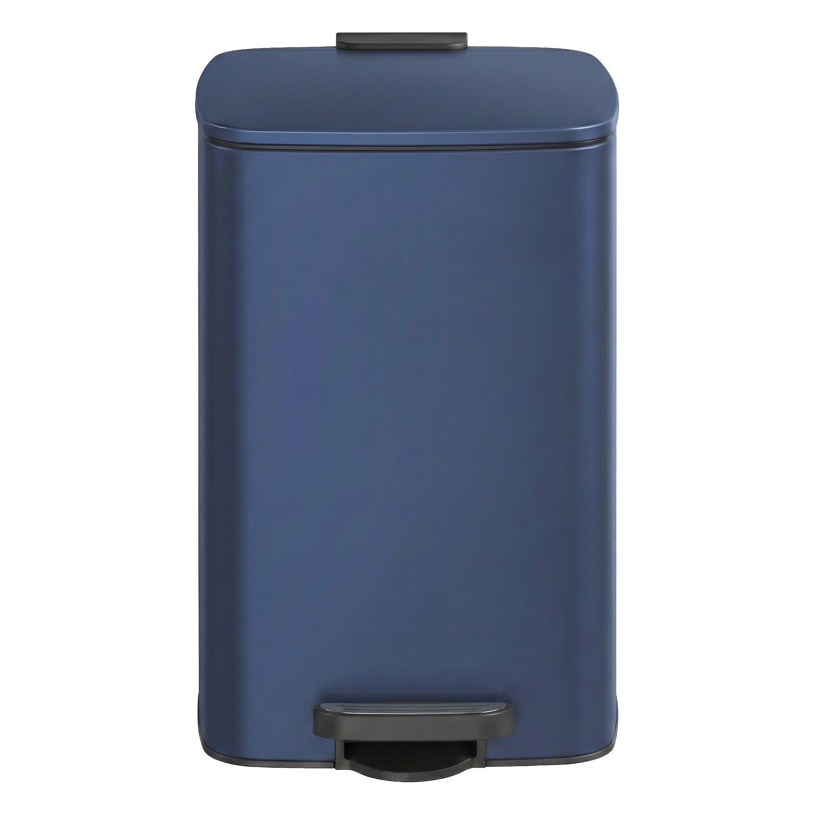 Pedal Trash Can - Stainless Steel and Plastic - Blue