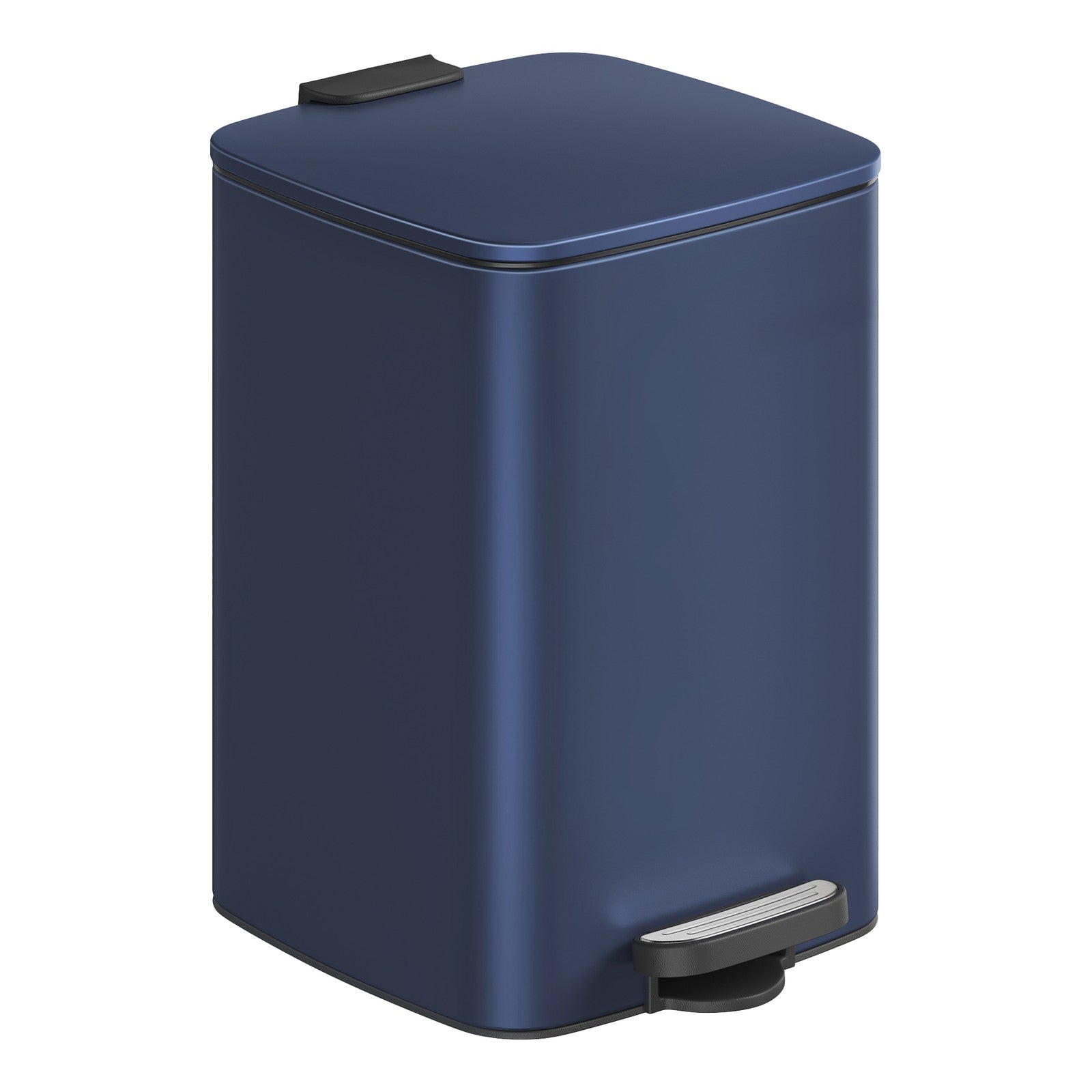 Pedal Trash Can - Stainless Steel and Plastic - Blue