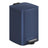 Pedal Trash Can - Stainless Steel and Plastic - Blue