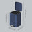 Pedal Trash Can - Stainless Steel and Plastic - Blue