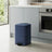 Pedal Trash Can - Stainless Steel and Plastic - Blue