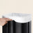 Pedal Waste Bin - Stainless Steel - White - Soft Close with Inner Bucket and Stays Open Feature