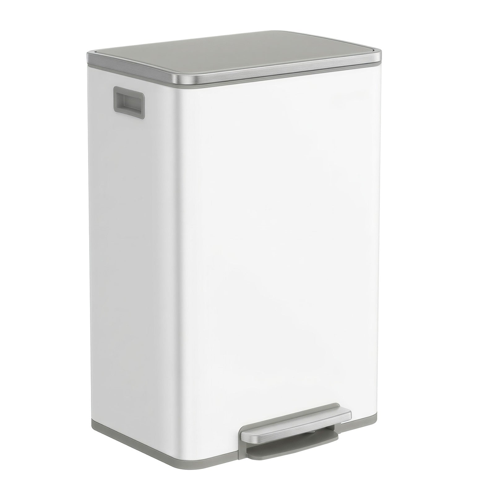 Kitchen Trash Can - 50L - Stainless Steel - Soft Close Lid
