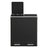 Pedal Rubbish Bin, Dual Sections, Soft-Close - Steel Bin - Black