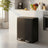 Pedal Rubbish Bin, Dual Sections, Soft-Close - Steel Bin - Black