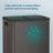 Dual-Compartment Trash Can - 60L - Steel - Soft-Close Lid