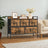 Chest of Drawers - Metal - Dove Grey - 7-Drawer Modern Dresser