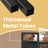 Chest of Drawers - Metal - Dove Grey - 7-Drawer Modern Dresser