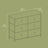 Dresser - Fabric - Rustic Brown and Black - 6-Drawer Storage Unit with Metal Frame