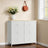 Dresser - Fabric - Rustic Brown and Black - 6-Drawer Storage Unit with Metal Frame