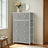 5-Drawer Dresser - Steel - Rustic Brown and Black