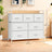 Dresser Cabinet - 7 Fabric Drawers - Metal Frame - Dove Grey