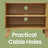 TV Cabinet - Wood - Straw Yellow - 140 cm Long