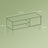 TV Stand Cabinet - Particleboard - For TVs up to 55 Inches