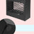 Umbrella Stand - Metal - Black - Rectangular with Removable Drip Tray and 4 Hooks