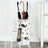 Umbrella Stand - Metal - White - Equipped with Hooks and Drip Tray