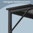 Computer Desk, for Home Study - Particleboard and Steel - Black