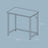 Computer Desk - Metal - Rustic Brown