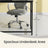 Computer Desk, for Home Study - Particleboard and Steel - Black