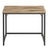 Home Office Computer Desk, for Bedroom - Wood and Steel - Brown