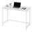 Home Office Computer Desk, for Bedroom - Wood and Steel - White