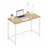Home Office Computer Desk, for Bedroom - Particleboard and Steel - Oak