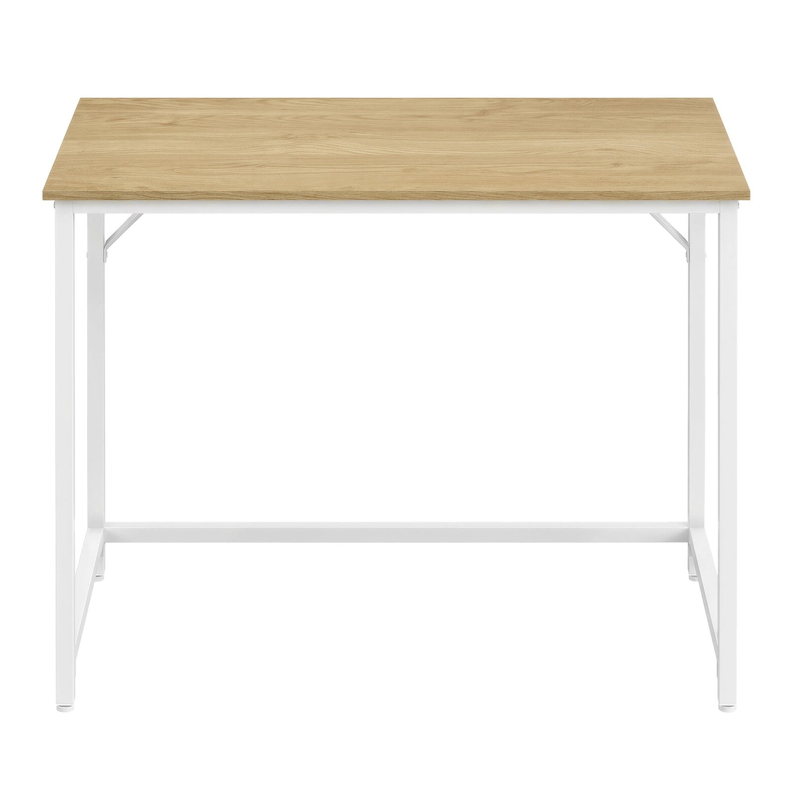 Home Office Computer Desk, for Bedroom - Particleboard and Steel - Oak