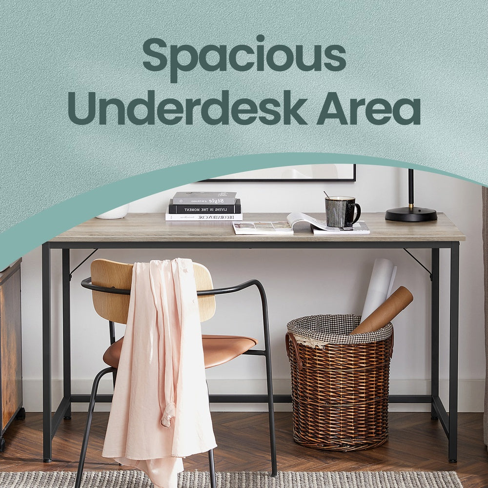 Writing Desk - Particleboard and Steel - Greige