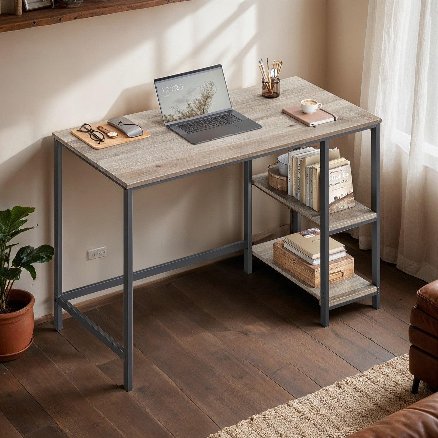 Computer Desk - Steel - Modern