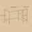 Computer Desk - Steel - Modern