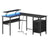 L-Shaped Corner Desk - Wood - Modern Finish