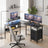 L-Shaped Corner Desk - Wood - Modern Finish