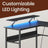 L-Shaped Corner Desk - Wood - Modern Finish
