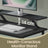 Corner Computer Desk - Wood - Black - L-Shaped with Adjustable Shelf and 2 Drawers