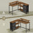Corner Computer Desk - Wood - Brown - L-Shaped