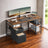 Office Computer Desk - Wood - Vintage