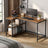 L Shaped Corner Computer Desk - 120L - Particleboard - Adjustable Storage Shelves
