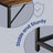 Gaming Desk - Wood - Black - LED Lighting and Built-in Power Outlets