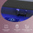 Computer Desk - Carbon Black - LED Lights