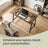 Computer Desk - 100L - Particleboard - Adjustable Feet