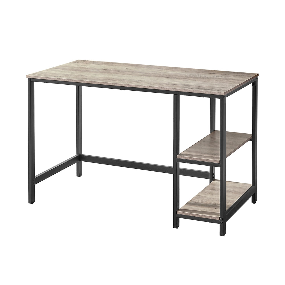 Office Desk, Computer Desk - Particleboard and Steel- Product - Greige