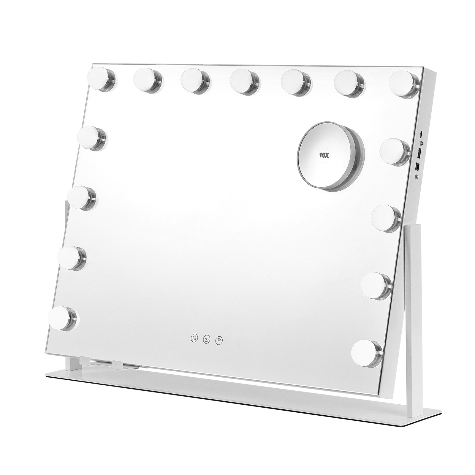 Vanity Makeup Mirror - 15 Bulbs - Glass - Touch Control
