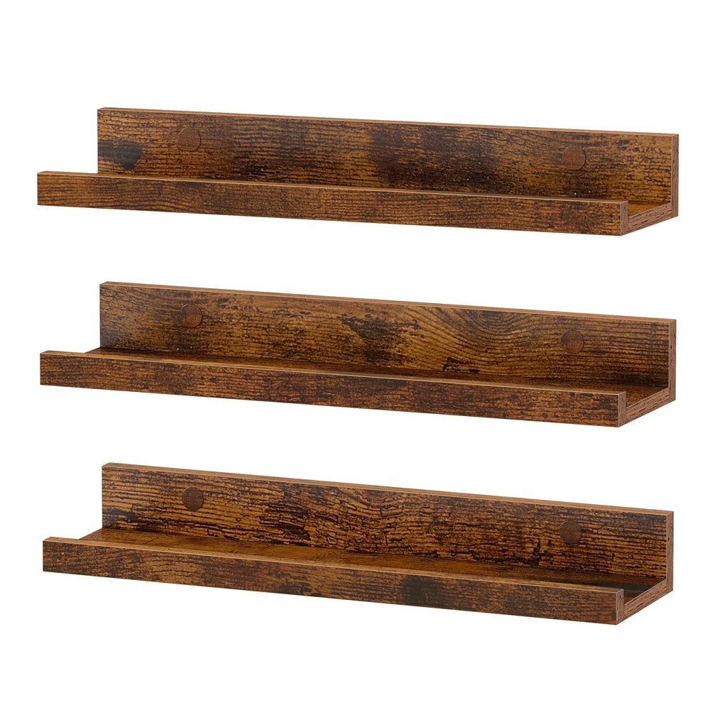 Floating Wall Shelves - 38 - Particleboard - Hidden Mounting System