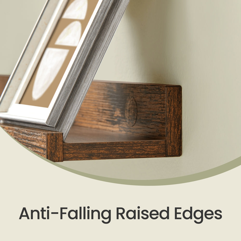 Floating Wall Shelves - 38 - Particleboard - Hidden Mounting System